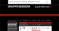 Desktop Screenshot of gruppobossoni.com