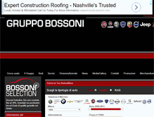 Tablet Screenshot of gruppobossoni.com